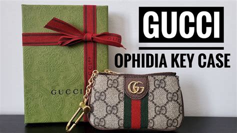 gucci blooms key case replica|Gucci ophidia keychain.